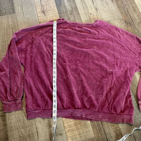 Free People Women's Size S Red
Crew Neck Sweatshirt - Picture 4 of 6